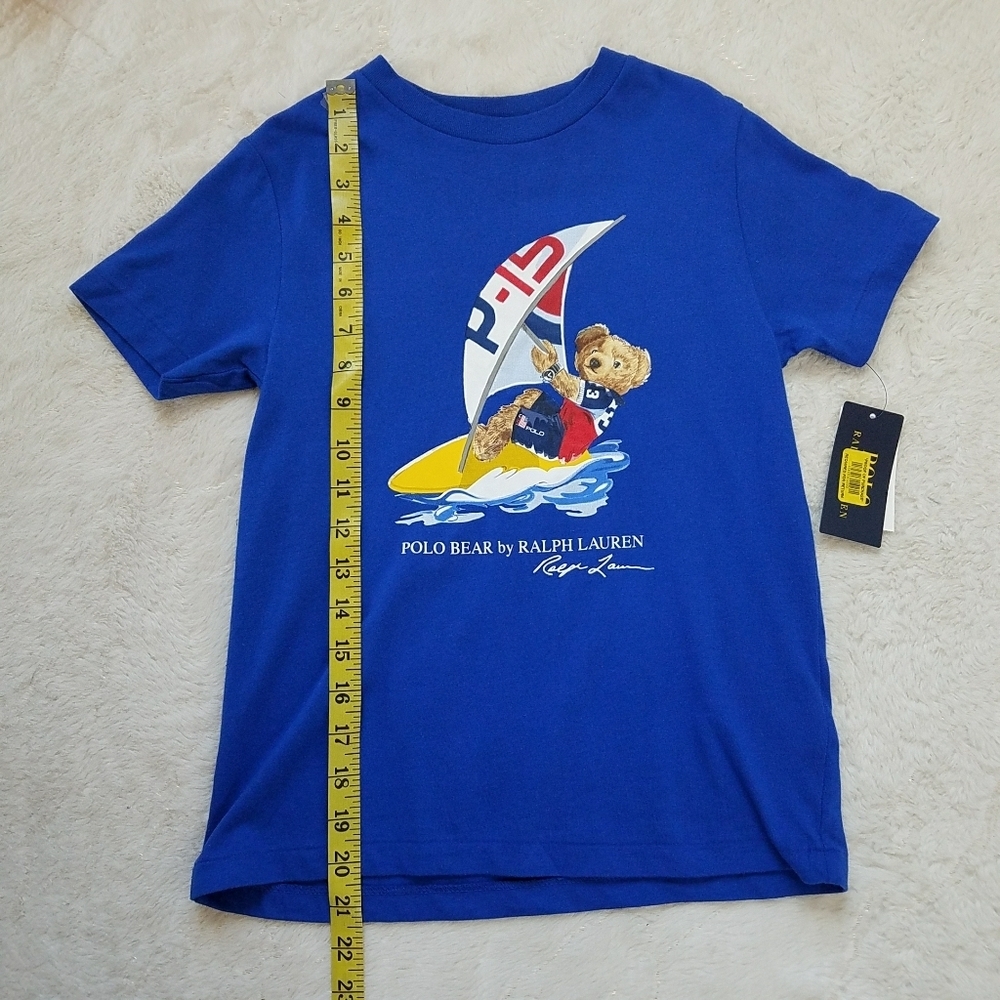 Ralph Lauren Polo Bear Cotton Boy's Jersey Tee - Picture 3 of 7